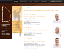 Tablet Screenshot of orthopaediezentrum-neu-ulm.de